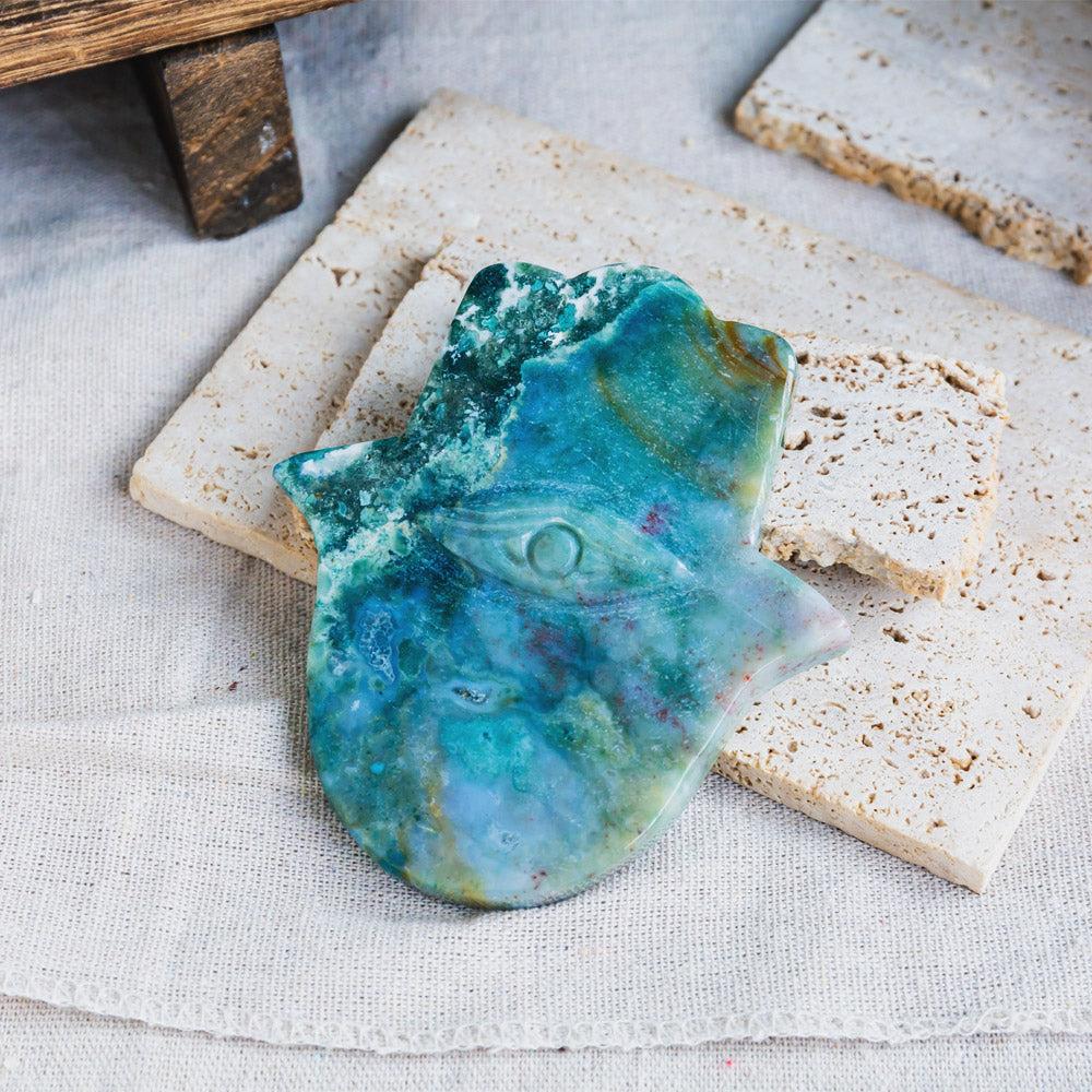 Ocean Jasper Hamasa Hand