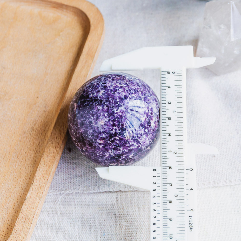 Lepidolite Sphere