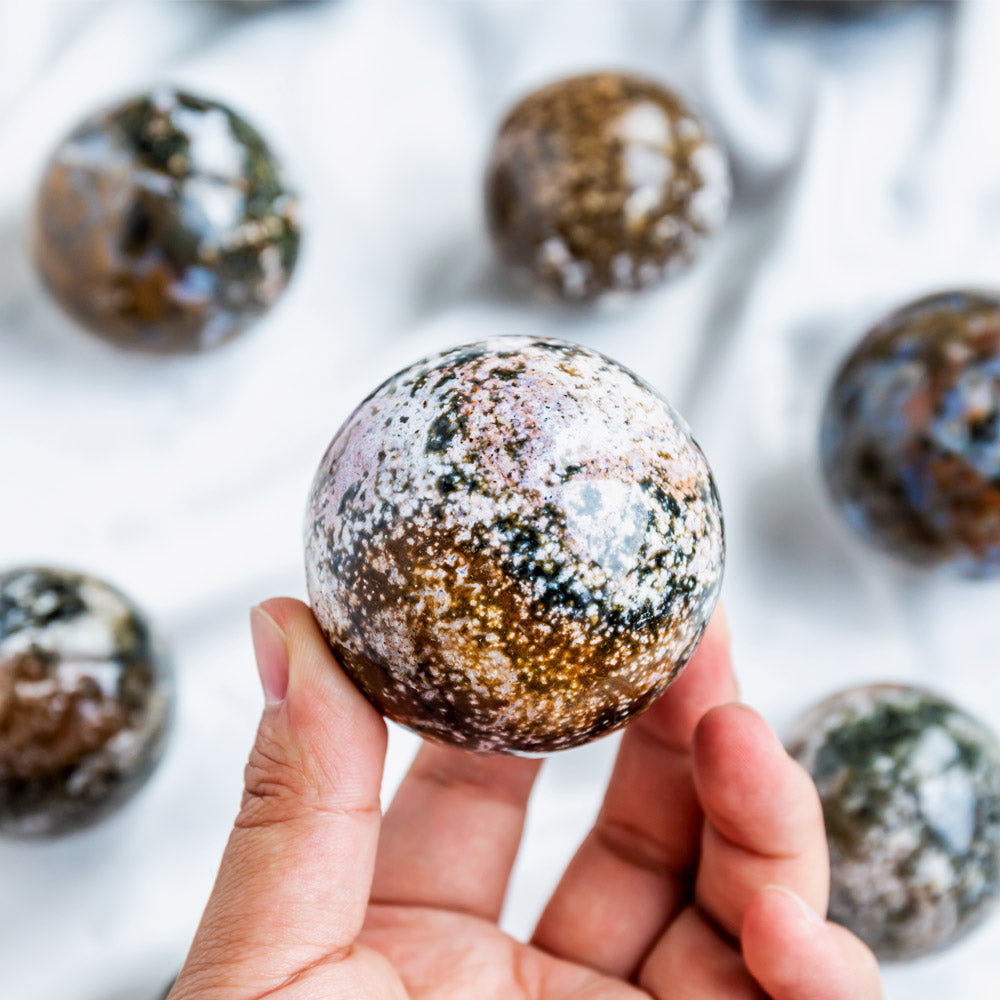 Ocean Jasper Sphere