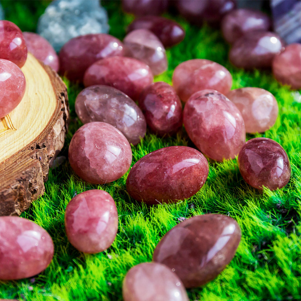 Strawberry Quartz Tumbled Stone