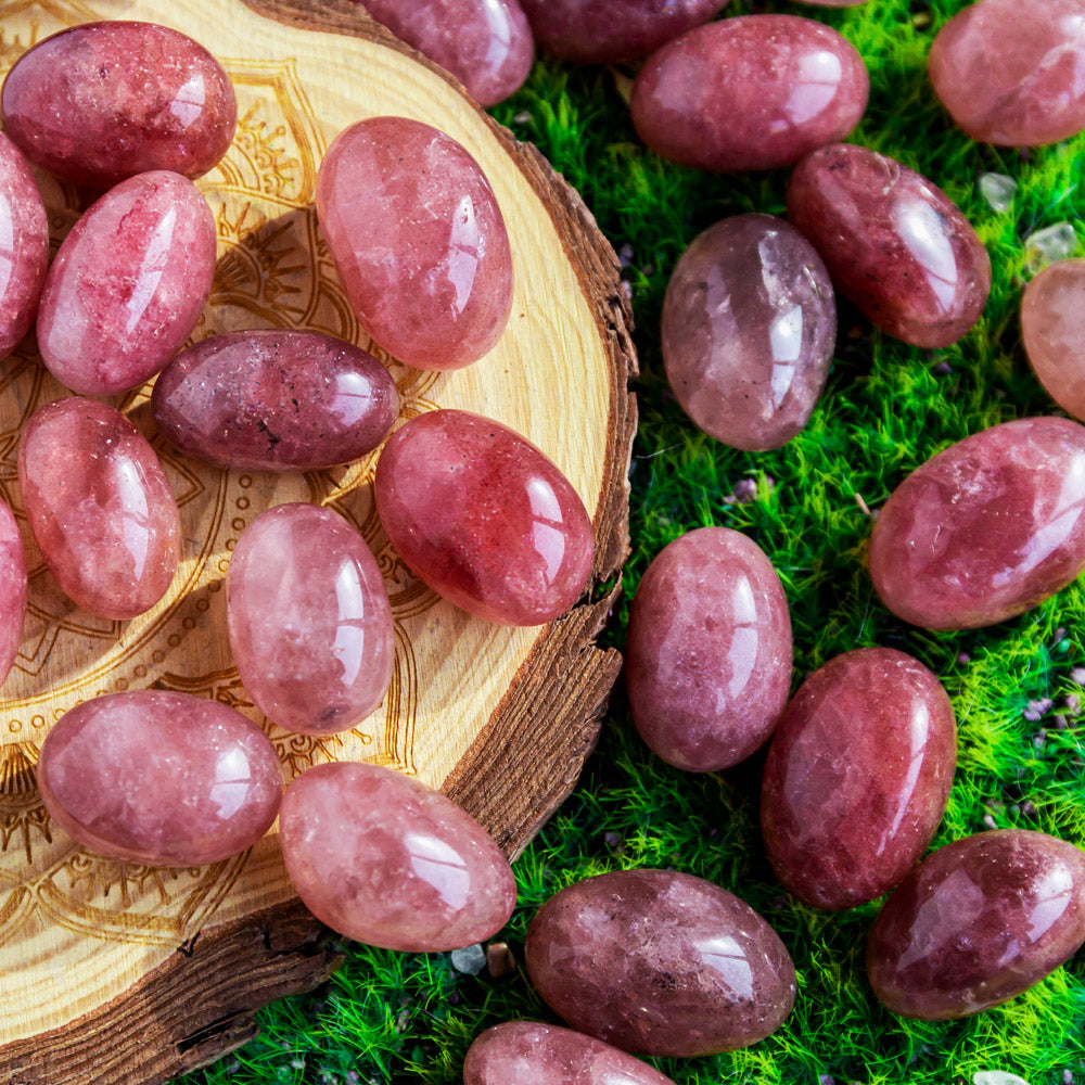 Strawberry Quartz Tumbled Stone