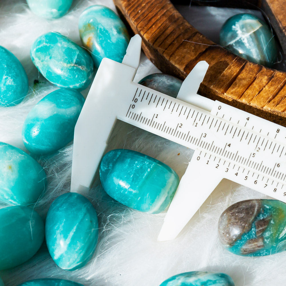 Blue Sky Opal Tumbled Stone