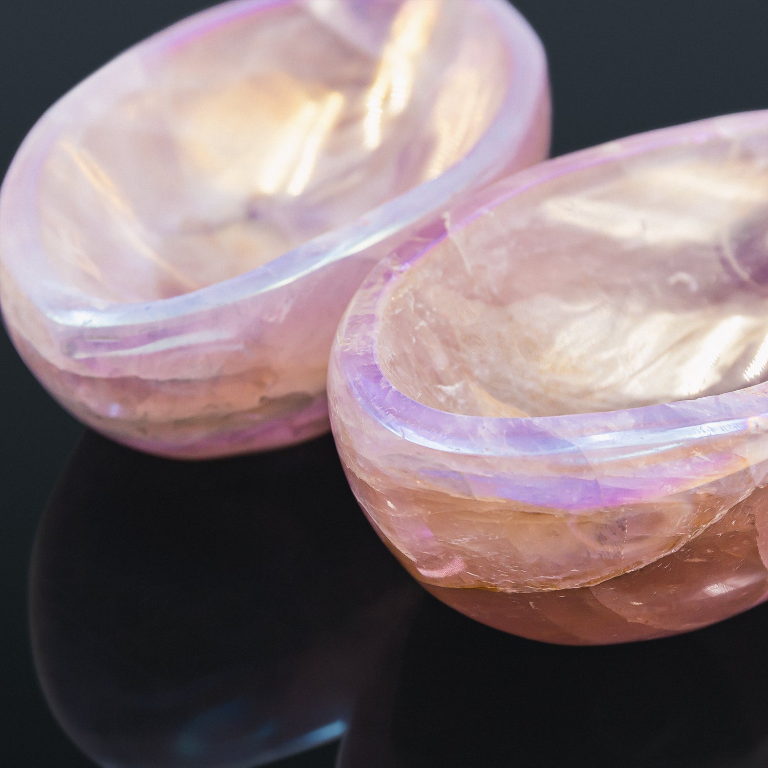 Aura Rose Quartz Bowl