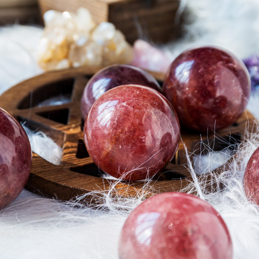 Strawberry Quartz Sphere