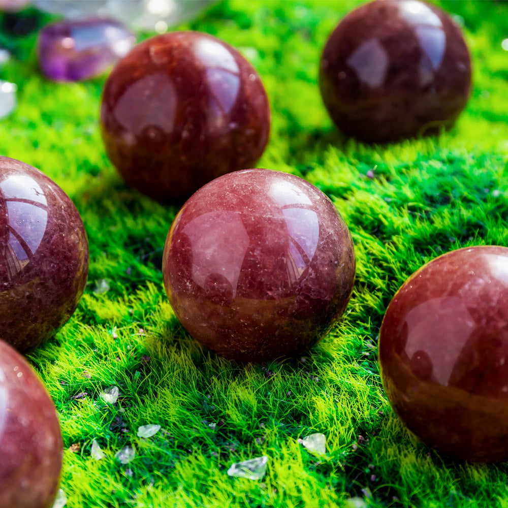 Strawberry Quartz Sphere