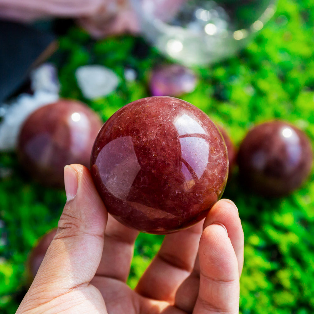 Strawberry Quartz Sphere