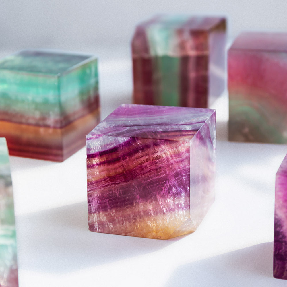 Fluorite Cube