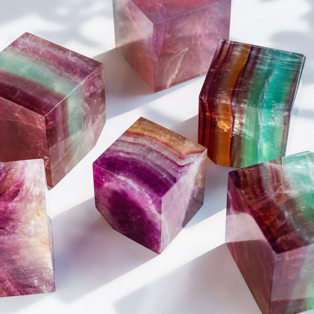 Fluorite Cube