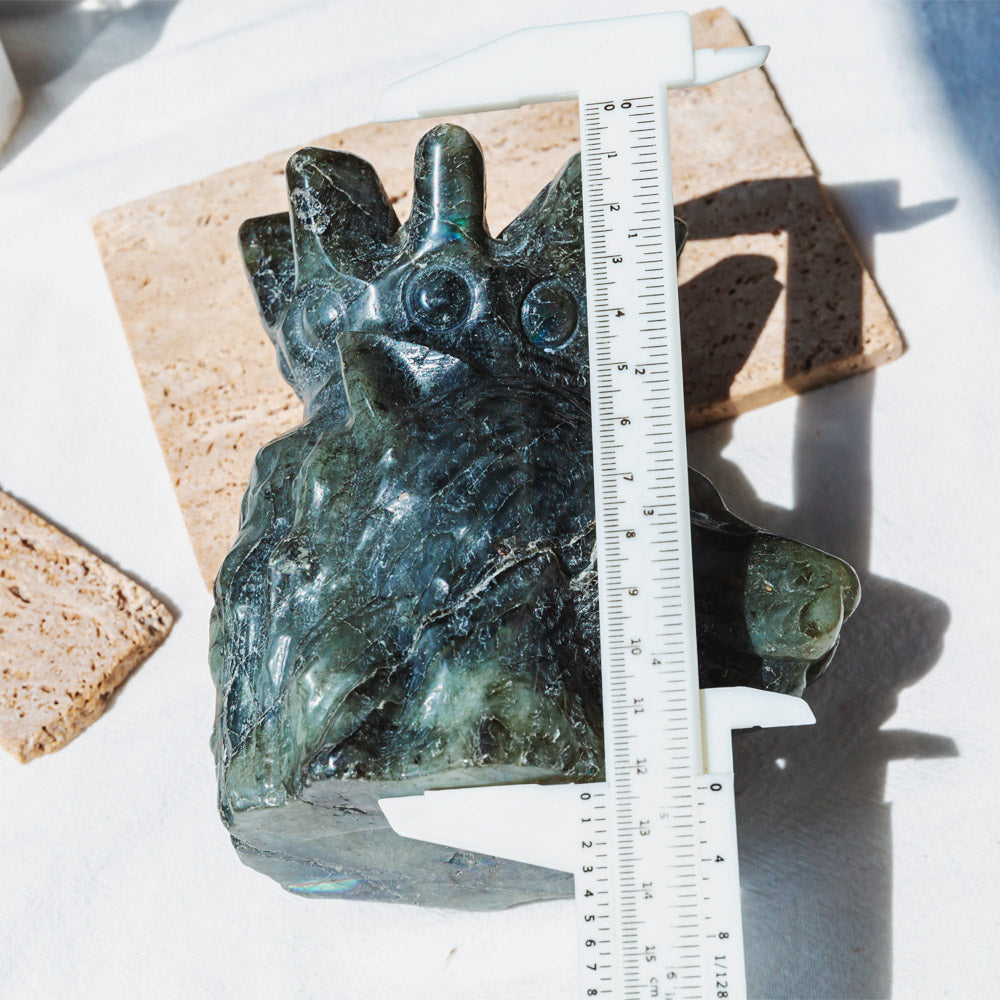 Labradorite Lion Head