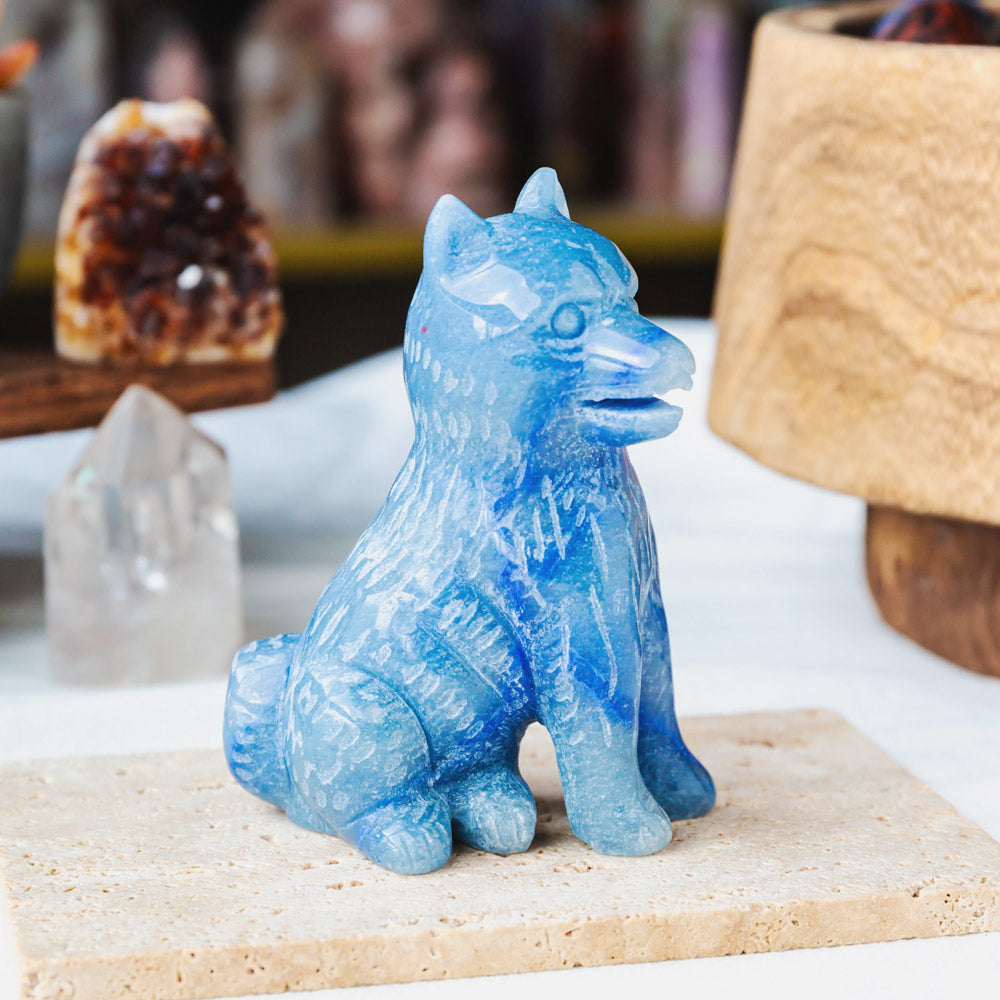 Blue Aventurine Husky