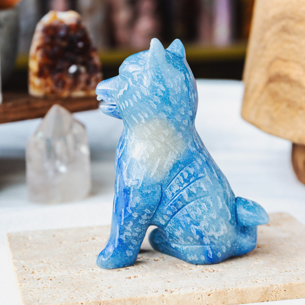 Blue Aventurine Husky