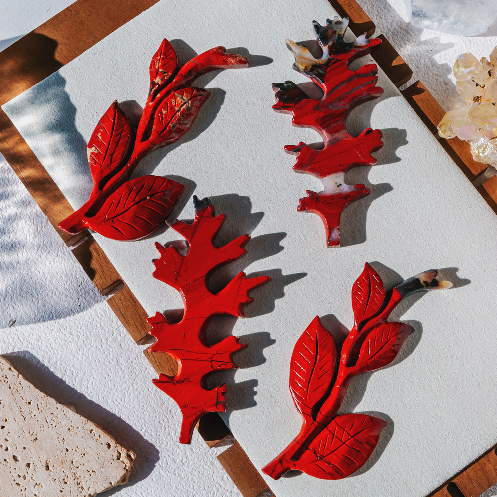 Red Jasper Leaf