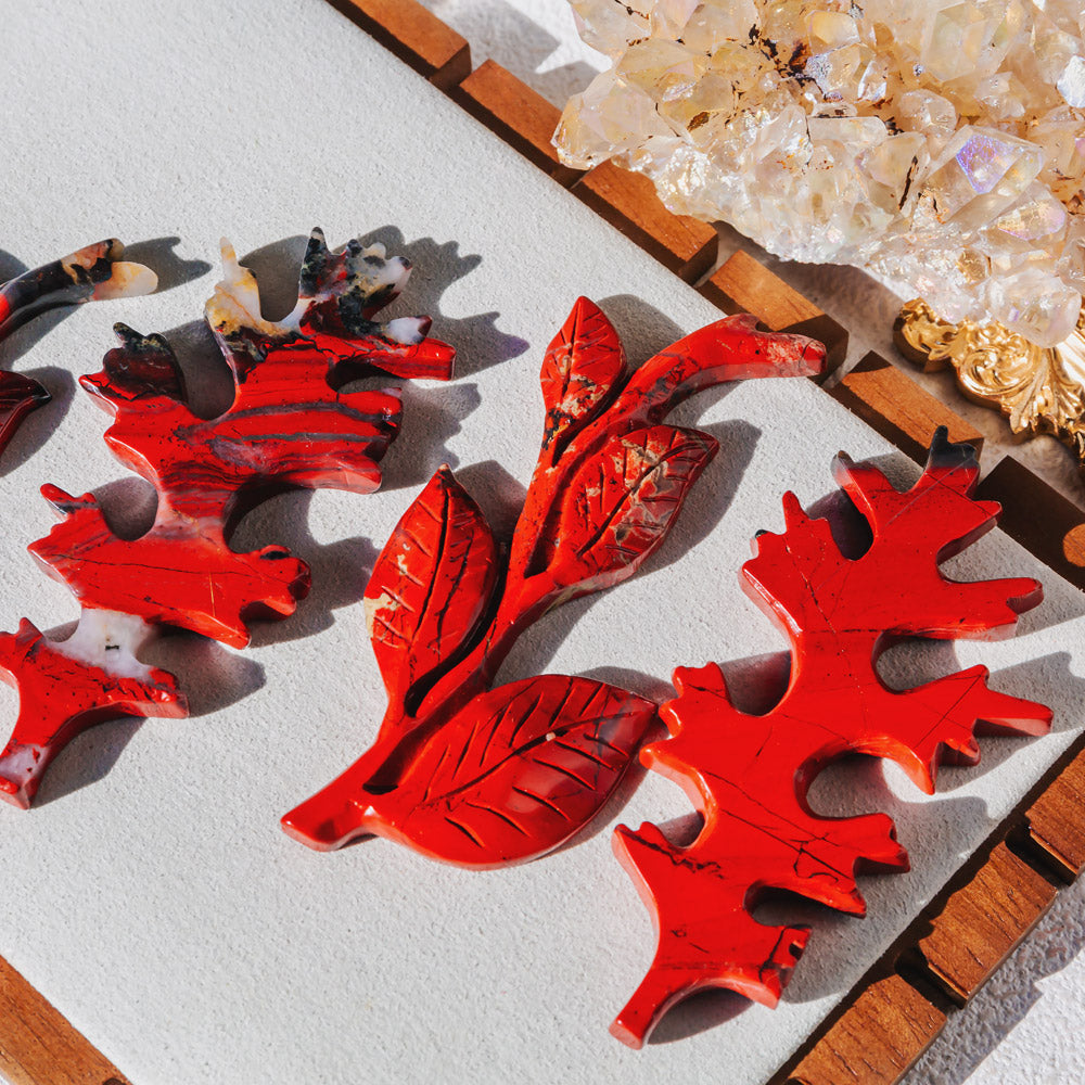 Red Jasper Leaf