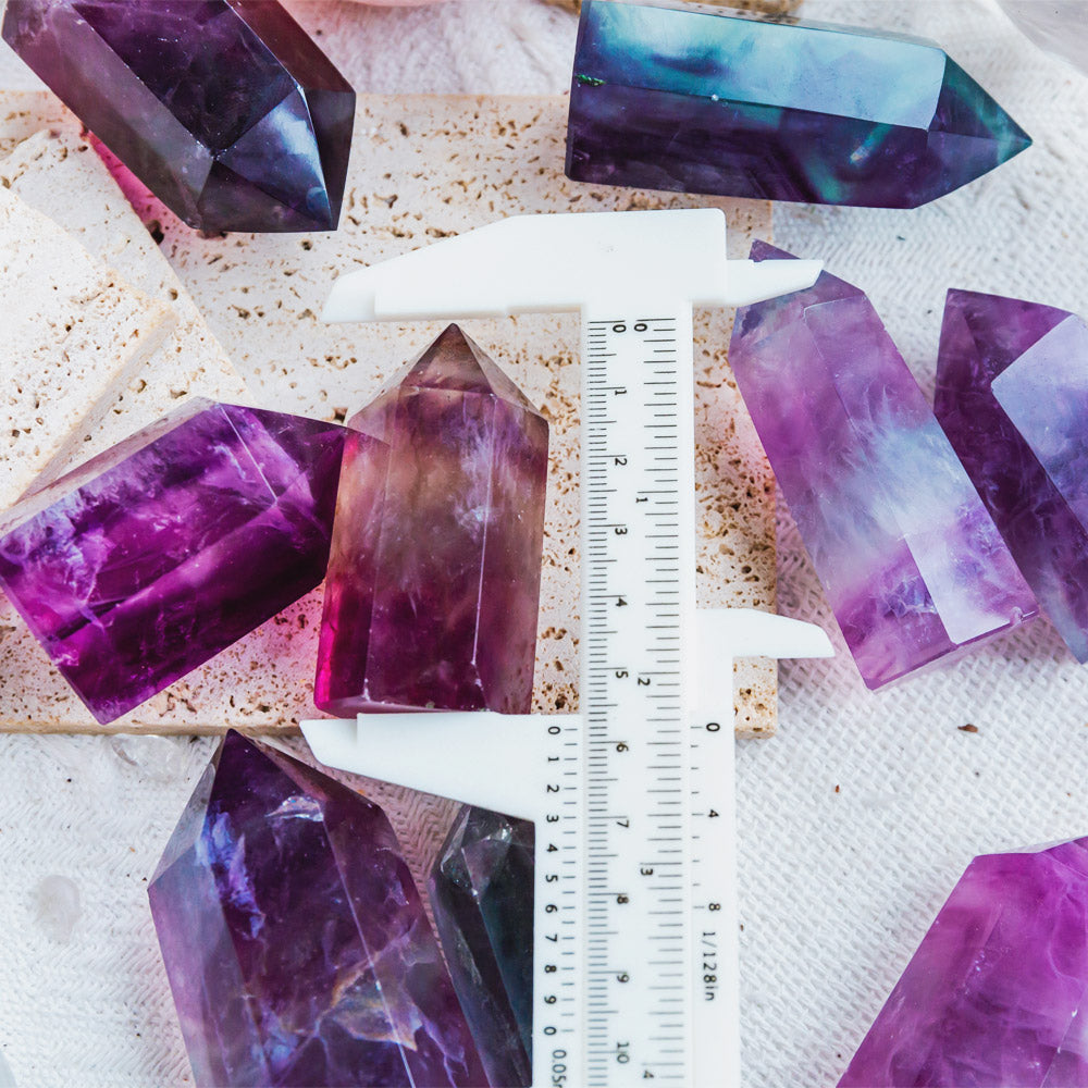 Purple Fluorite Point