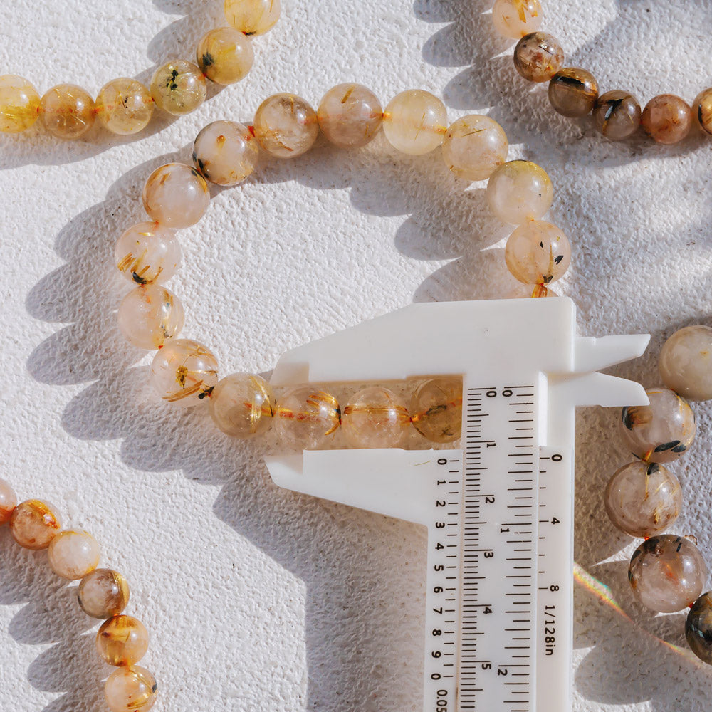 Golden Rutilated Quartz Bracelet