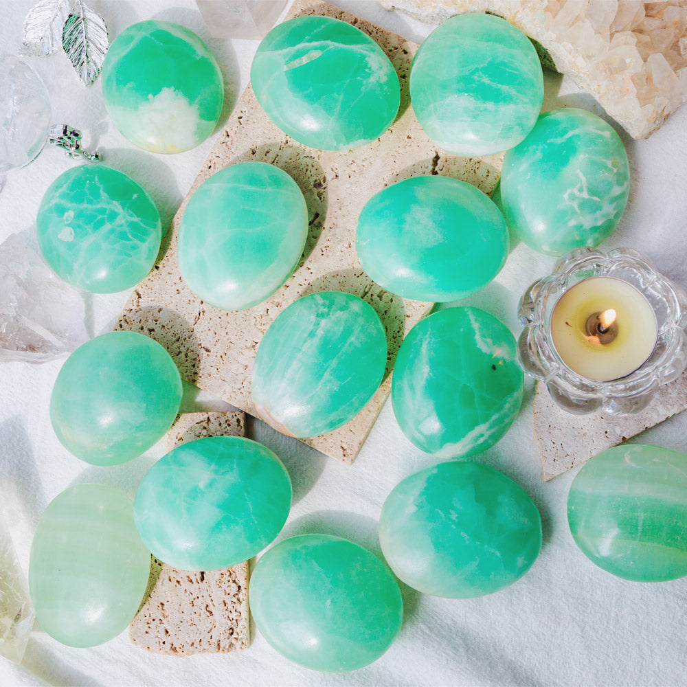 Caribbean Calcite Palm Stone