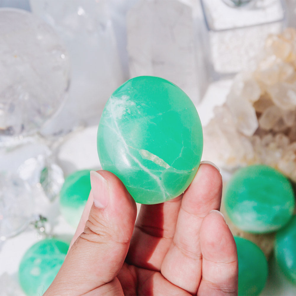 Caribbean Calcite Palm Stone