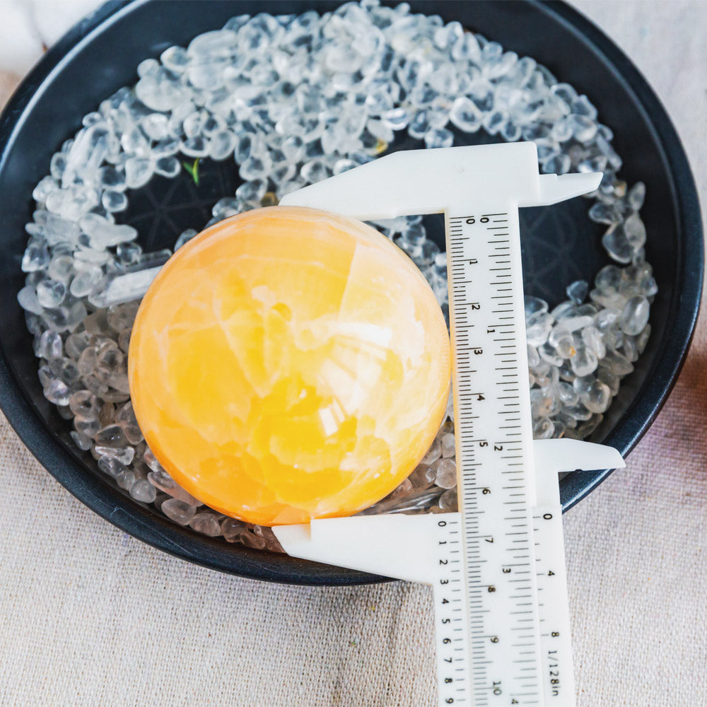 Orange Calcite Sphere