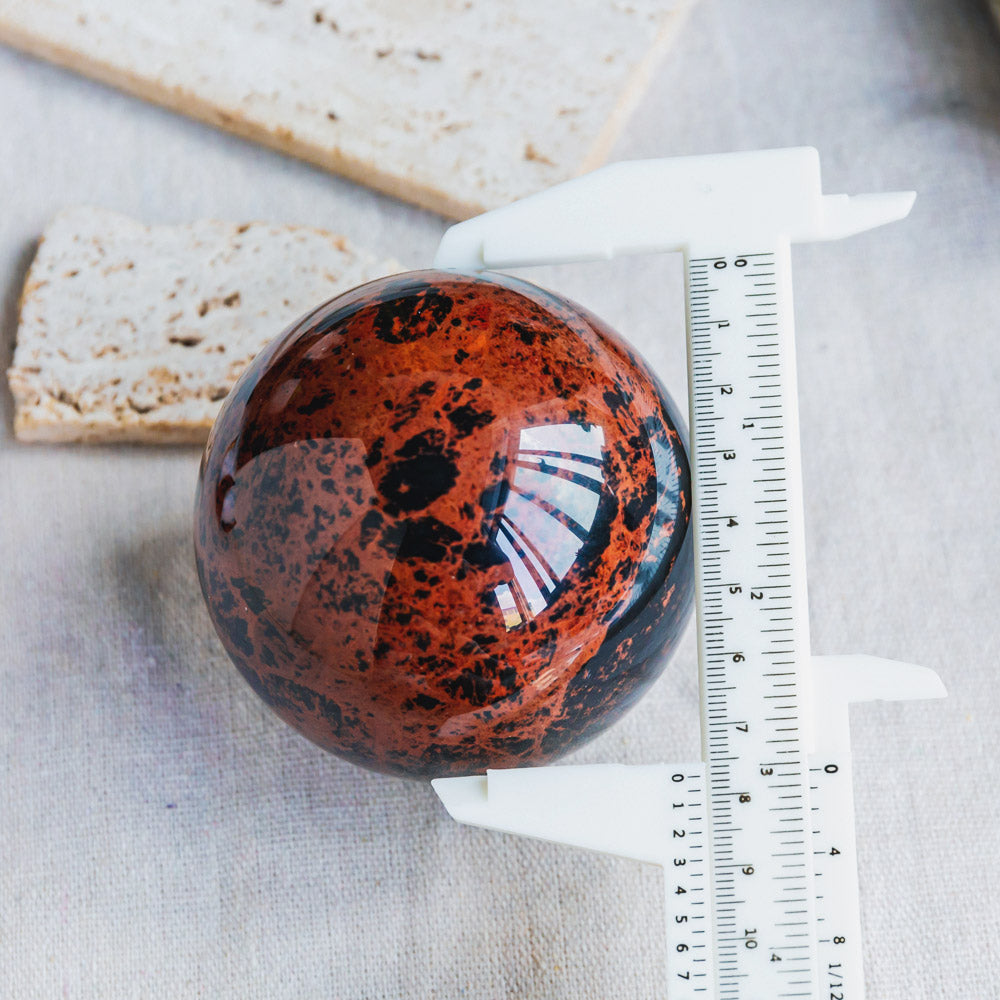 Mahogany Obsidian Sphere