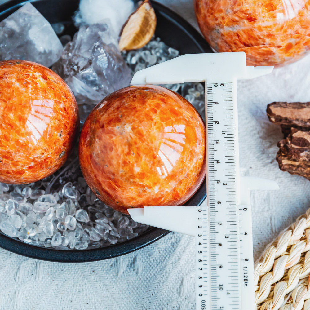 Golden Sunstone Sphere