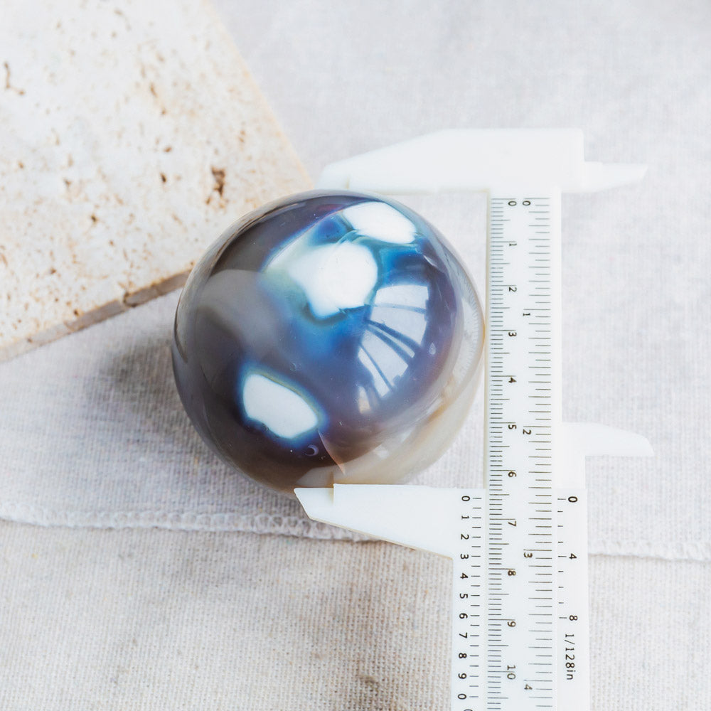 Orca Agate Sphere