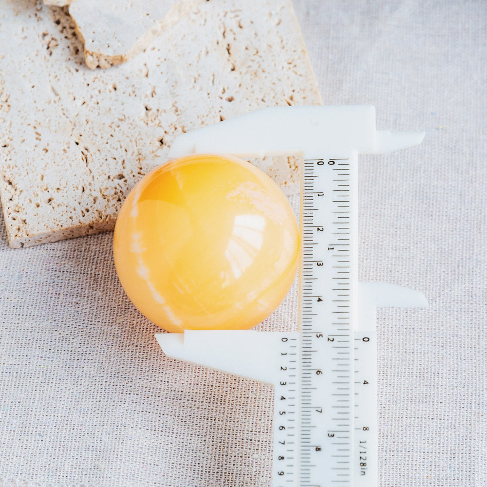 Orange Calcite Sphere