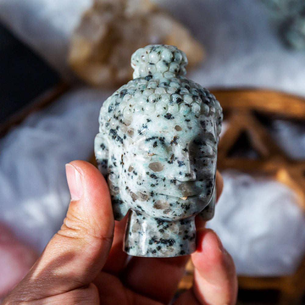 Kiwi Jasper Buddha Head