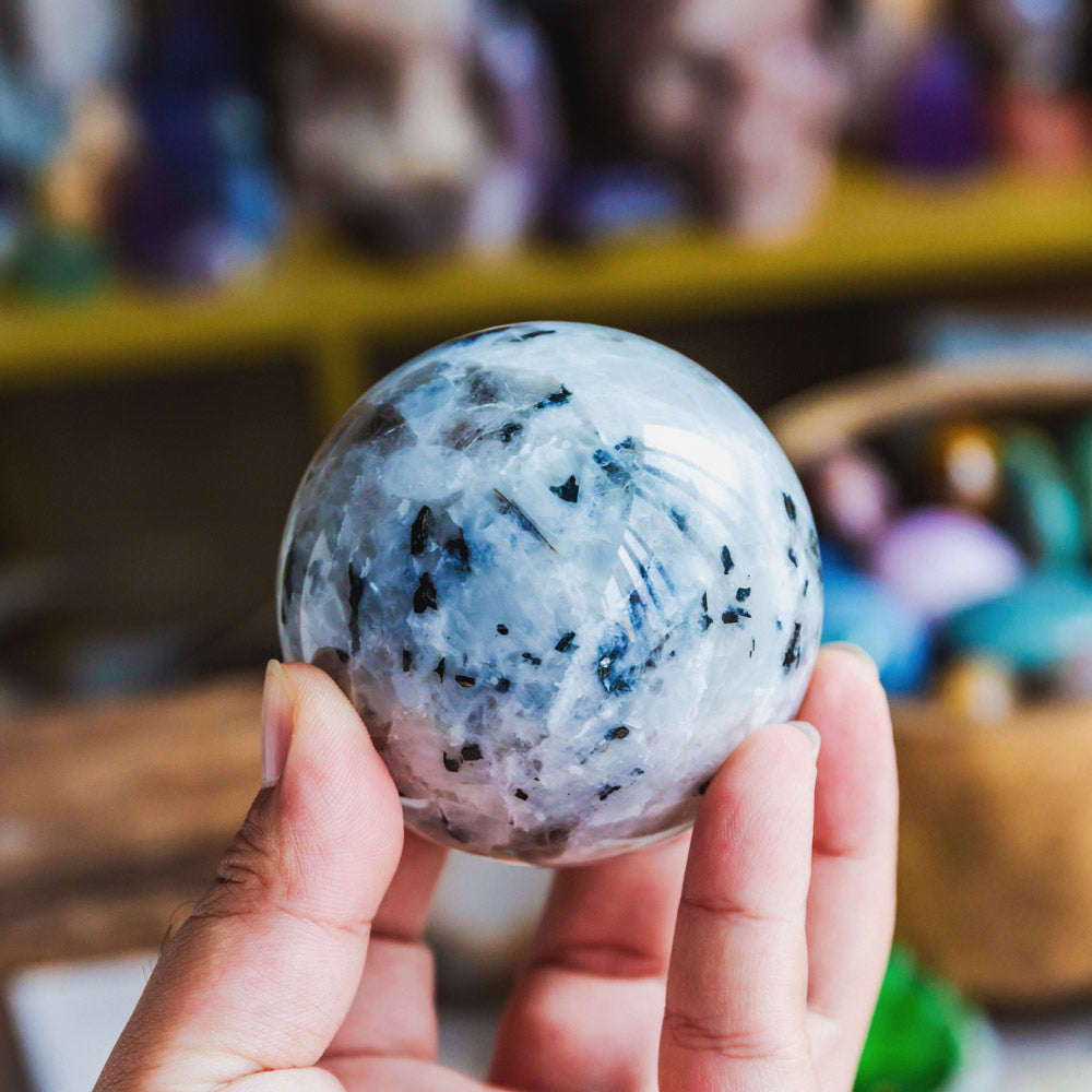 Rainbow Moonstone Sphere