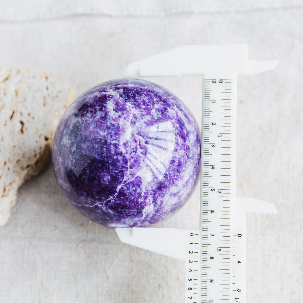 Lepidolite Sphere