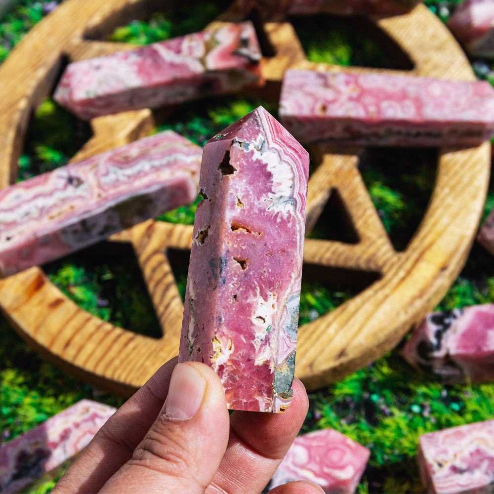 Rhodochrosite Point