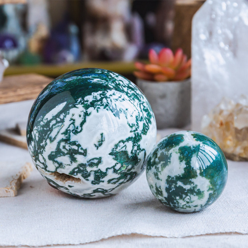 Moss Agate Sphere