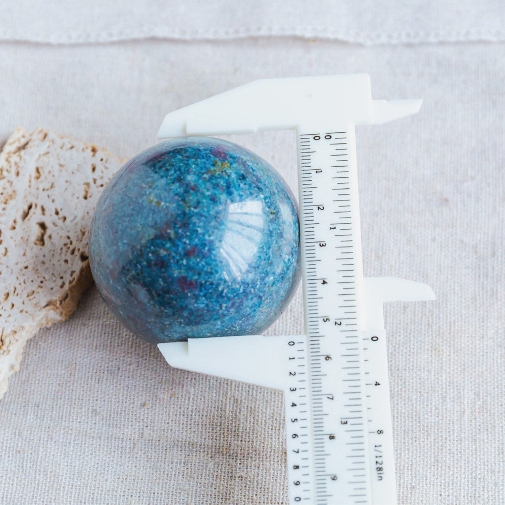 Ruby in Kyanite Sphere