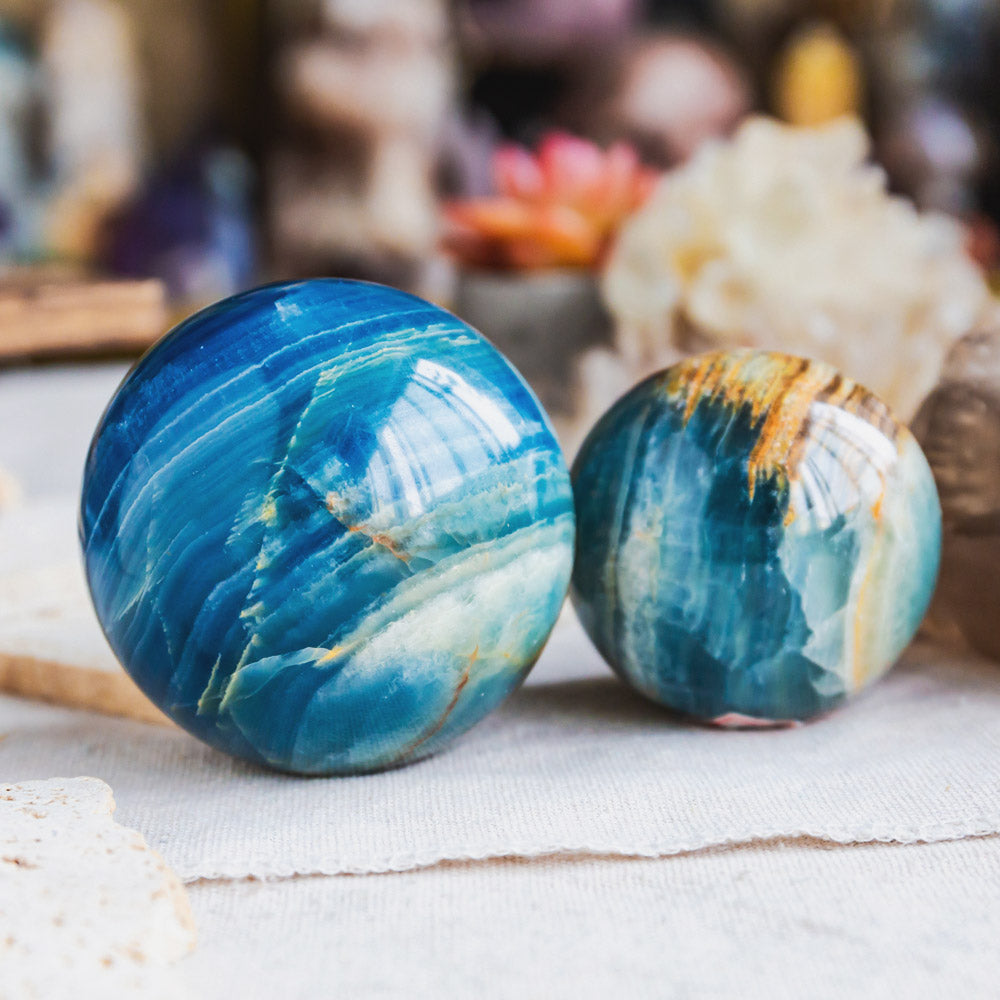 Blue Onyx Sphere