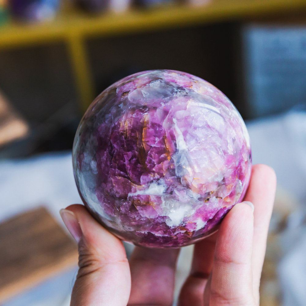 Pink Tourmaline Sphere