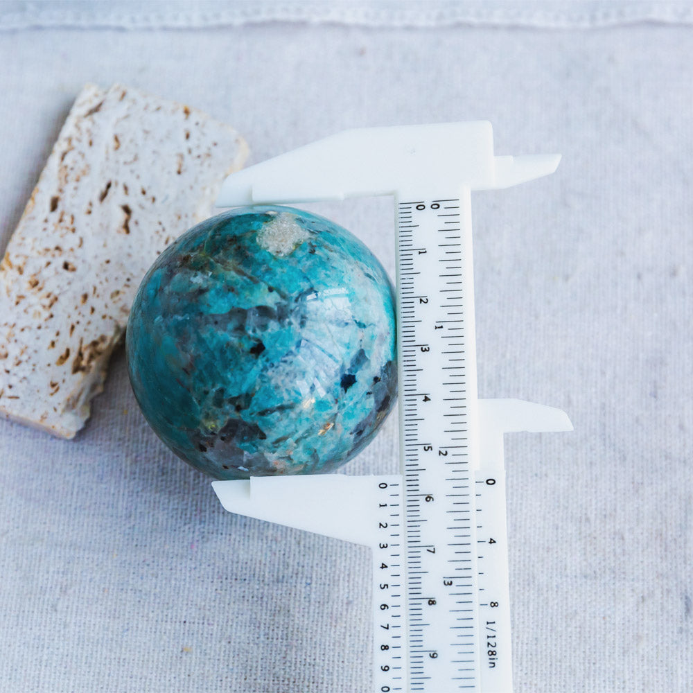 Amazonite With Smoky Quartz Sphere