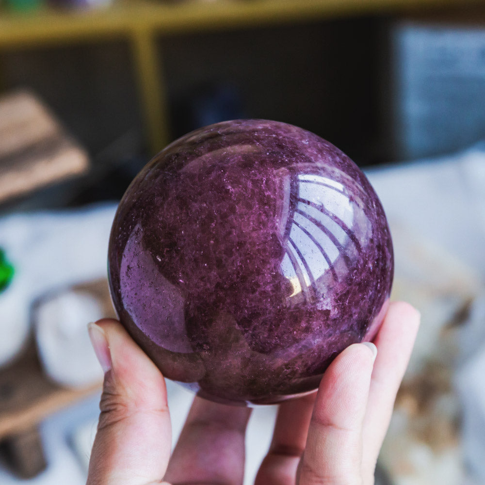 Red Strawberrry Quartz Sphere