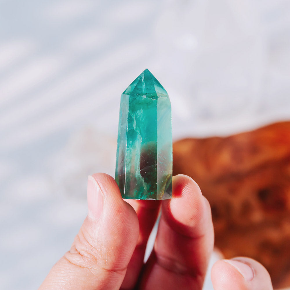 2" Green Fluorite Point