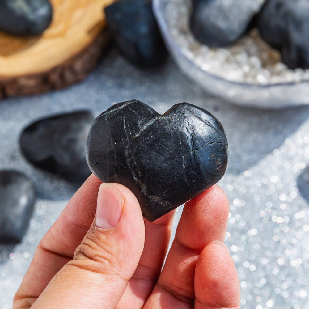 Shungite Heart