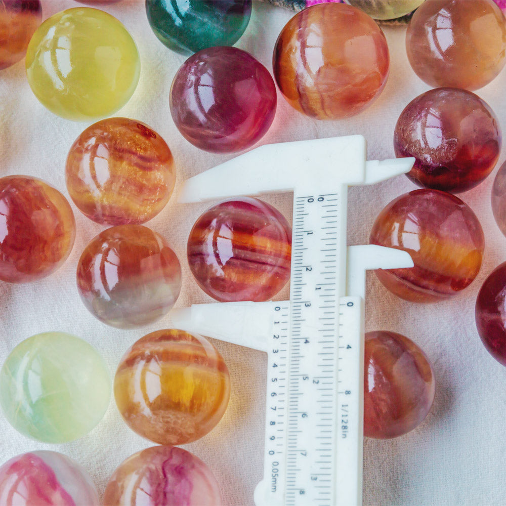 Jelly Drops Fluorite Ball