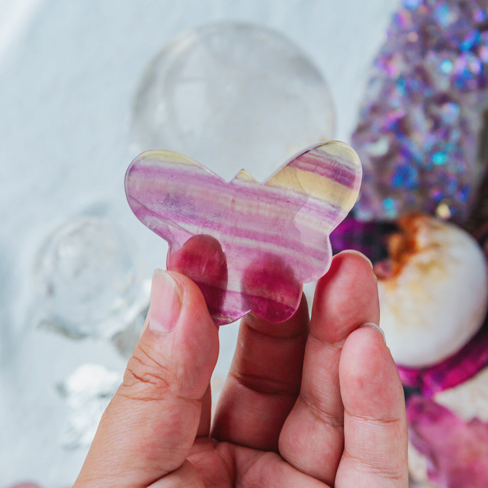 Jelly Drops Fluorite Butterfly