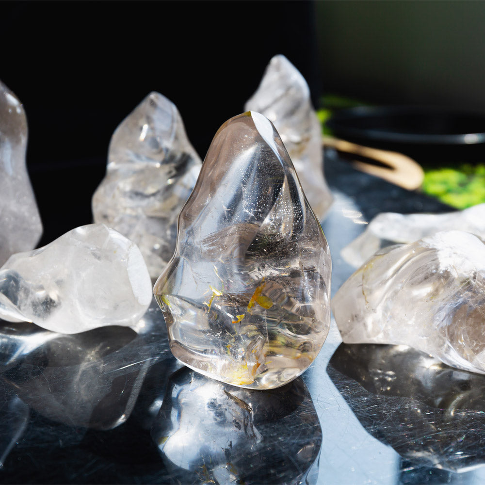 Clear Quartz Flame