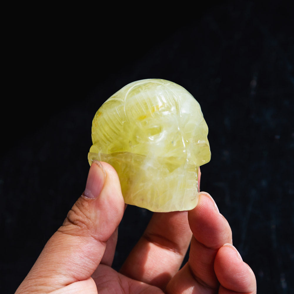 Citrine Skull