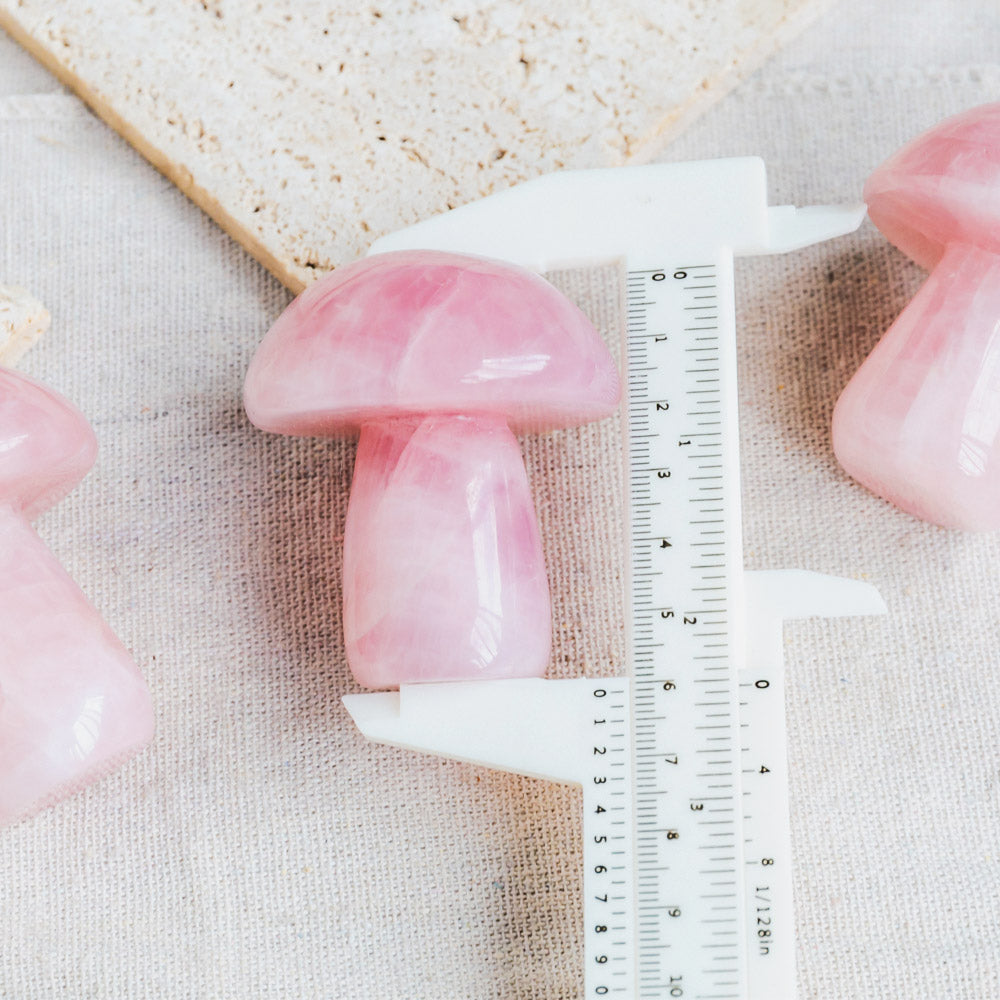 Rose Quartz Mushroom