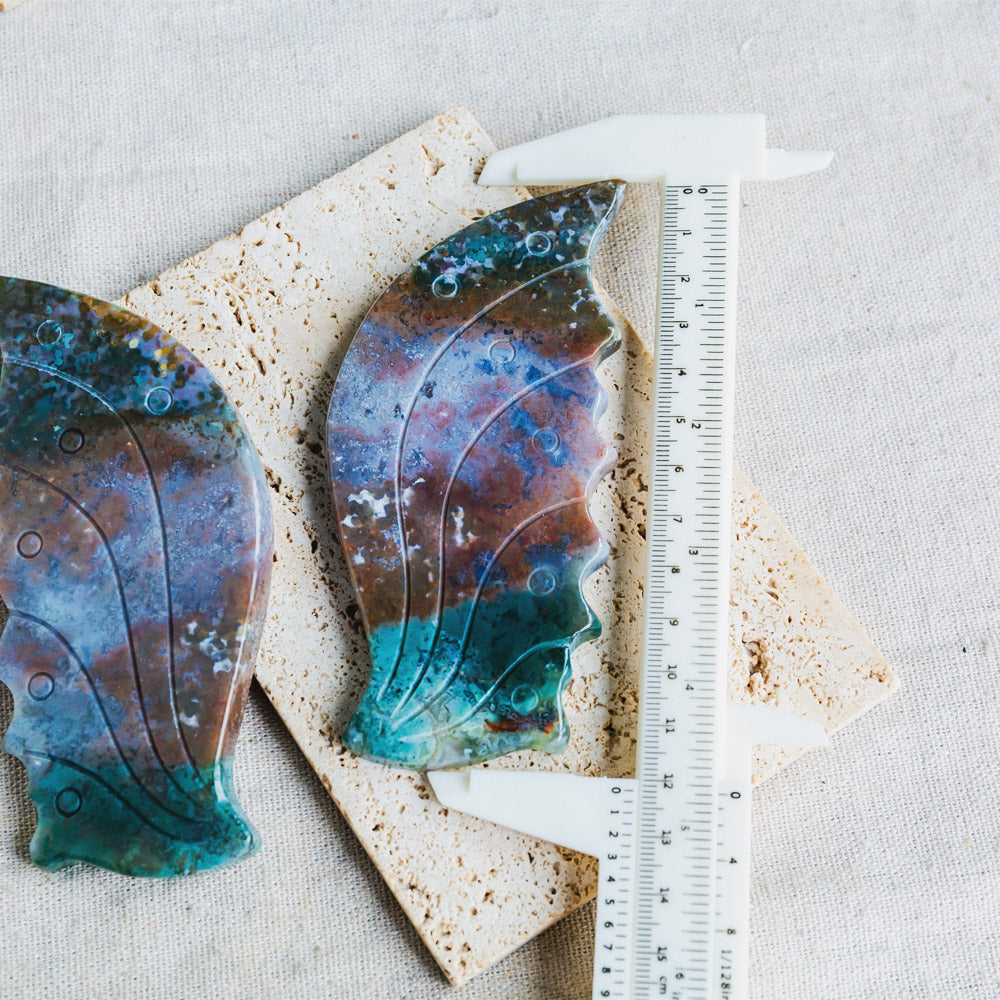 Ocean Jasper Butterfly Wings