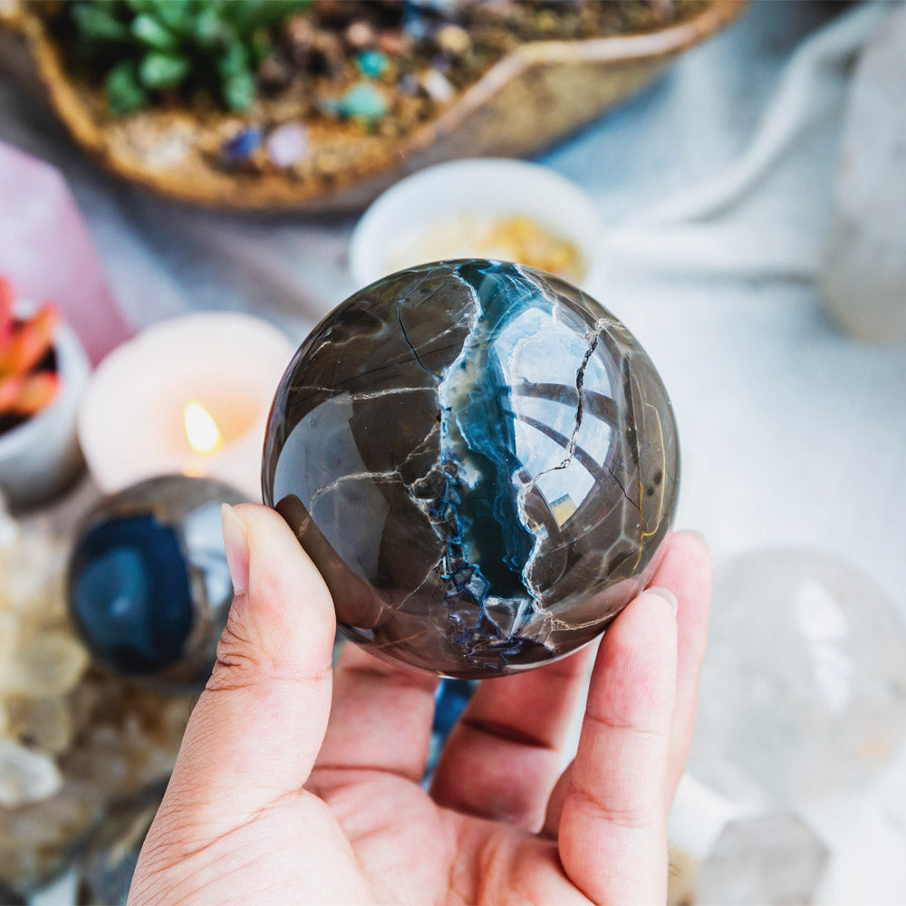 Volcanic Stone Sphere