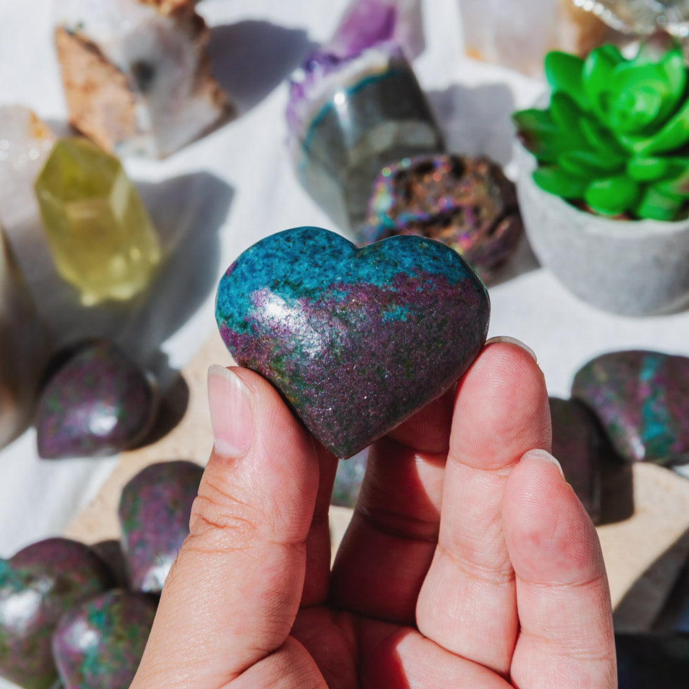 Ruby in Kyanite Heart