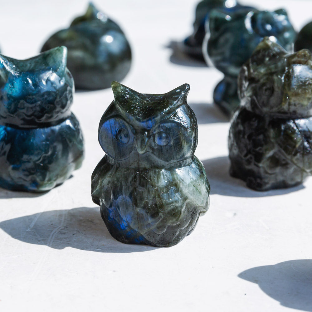 Labradorite Cat Owl Hello Ketty