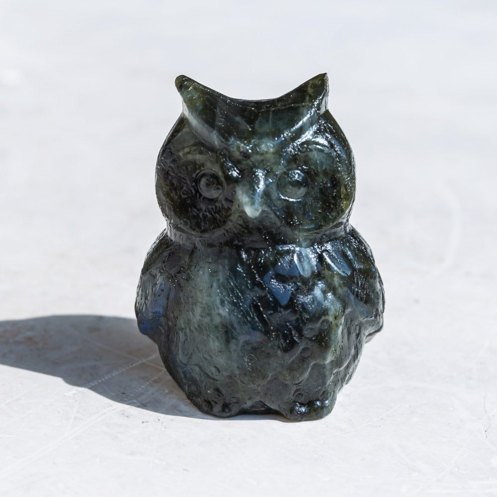 Labradorite Cat Owl Hello Ketty