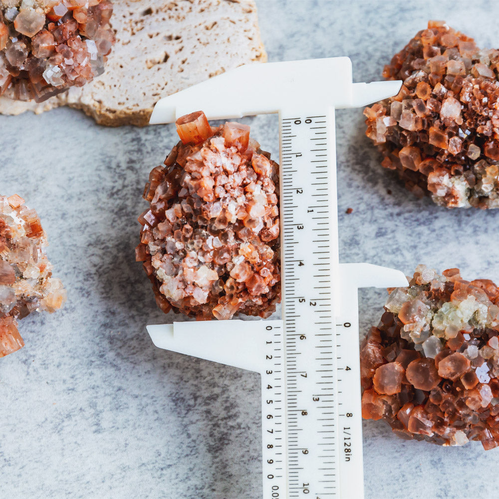 Orange Aragonite Cluster