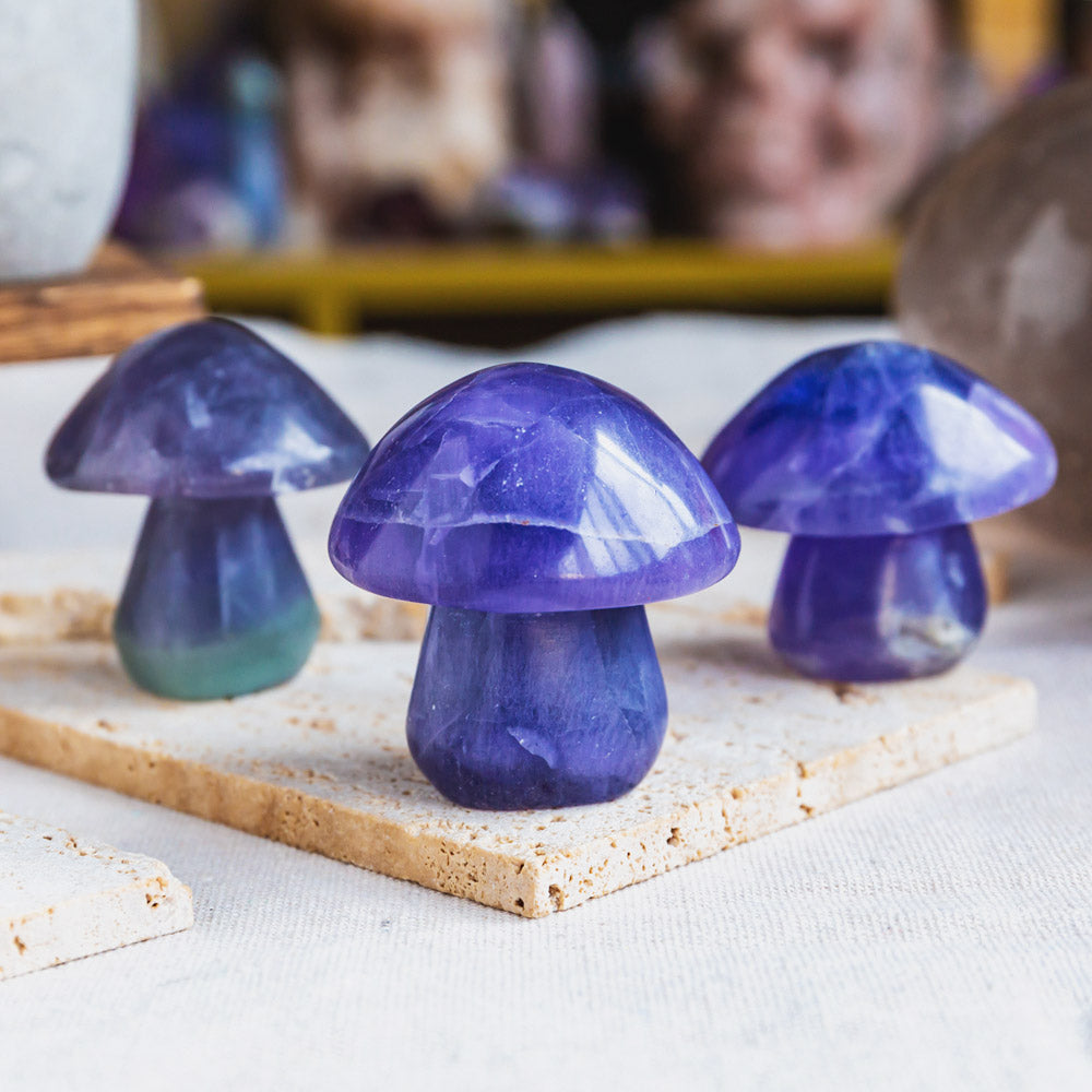 Fluorite Mushroom